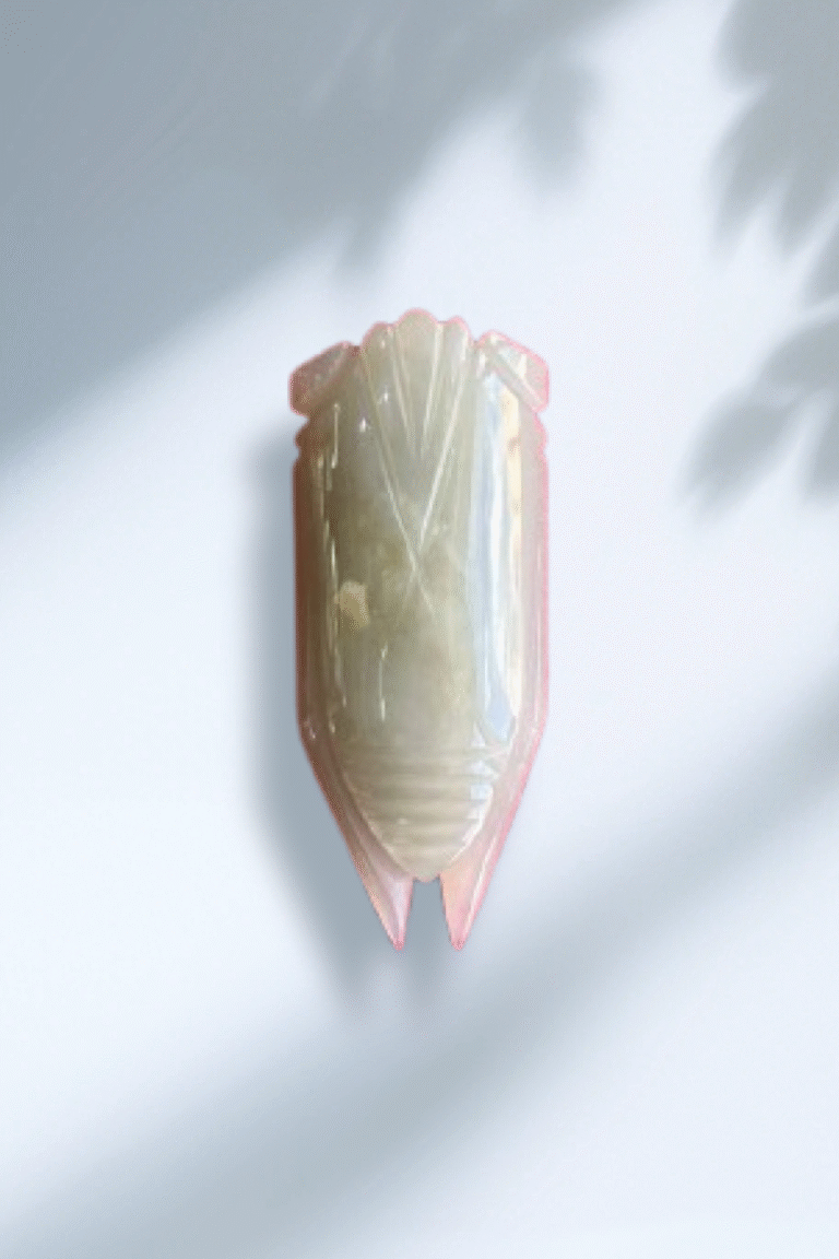 汉代汉八刀玉蝉