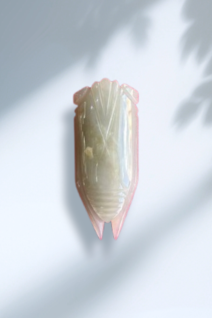 汉代汉八刀玉蝉